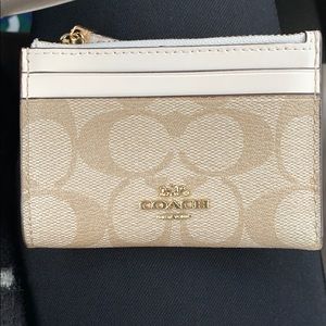 Coach mini wallet/card holder